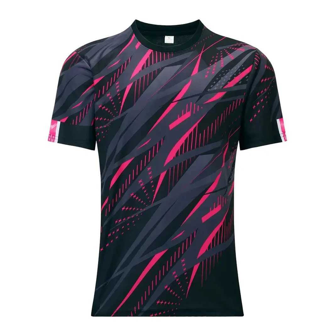 Leisure and fitness clothing summer short sleeved mens T-shirt fashionable printed street ultra-thin outdoor sportswear W250425