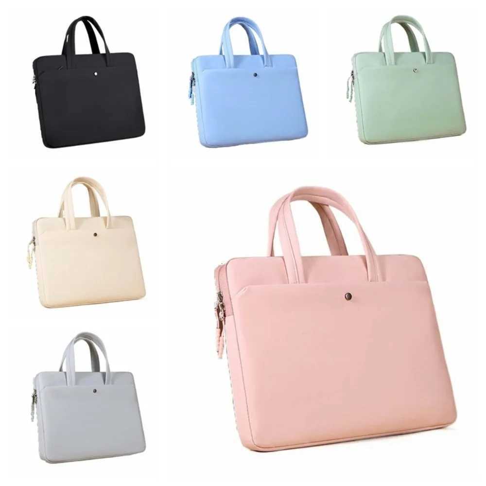 With Handle Portable Laptop Bags Lightweight Ultra Thin Laptop Case Multi-Layer Soft Material Notebook Sleeve Business BriefcaseT251125