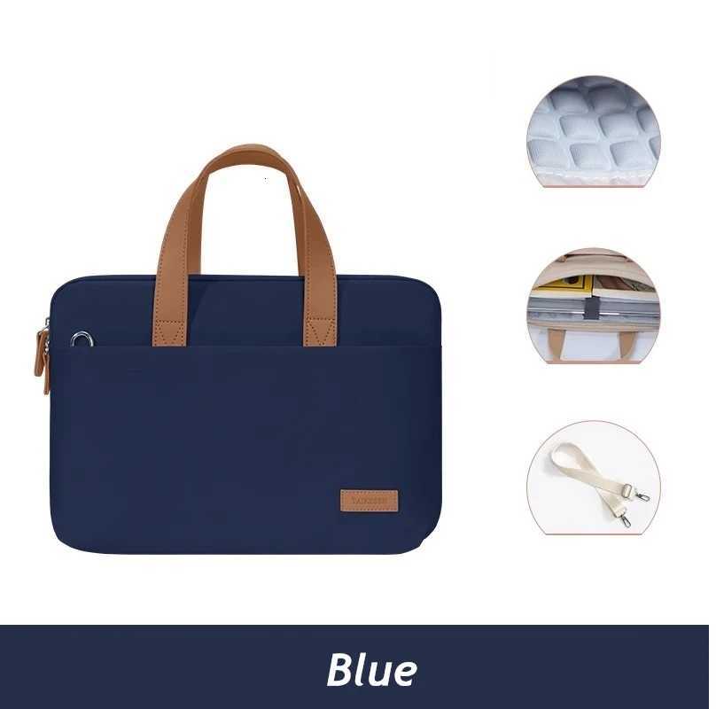 Waterproof Brand Laptop Bag 13141516 InchLady Man Shoulder Messenger Case For MacBook Air Pro Notebook PC Handbag BriefcaseT251125