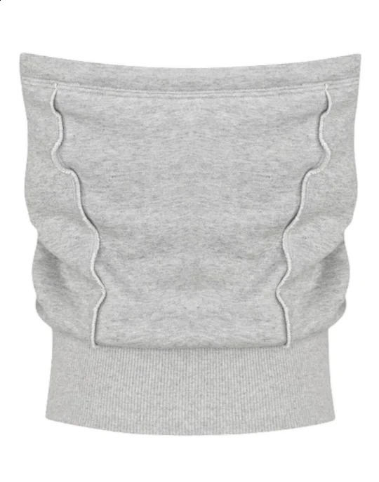 Y2k Summer Sportswear Set Womens Hip Hop Pattern Embroidered Strapless Top Harajuku Retro Casual Sexy Weight Loss Sweatshirt 250422