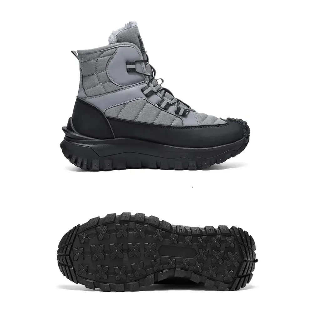 Winter Swivel Buckle Fleece Waterproof Snow Boots Outdoor Non-slip and Wear-resistant 251124