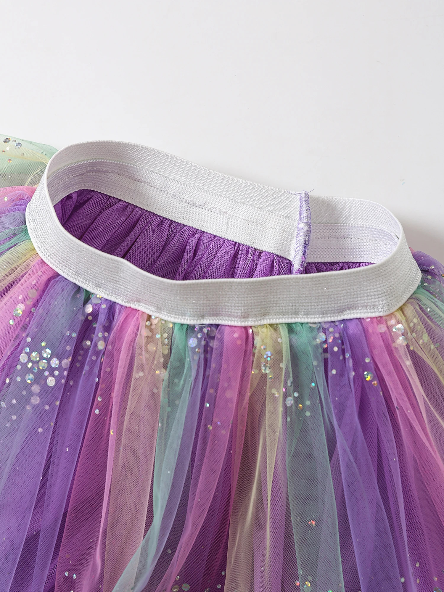 Baby fluffy skateboarding princess ballet dance chiffon mesh skateboarding childrens skateboarding cute girl costume Pettiskart skateboarding 250424CJ