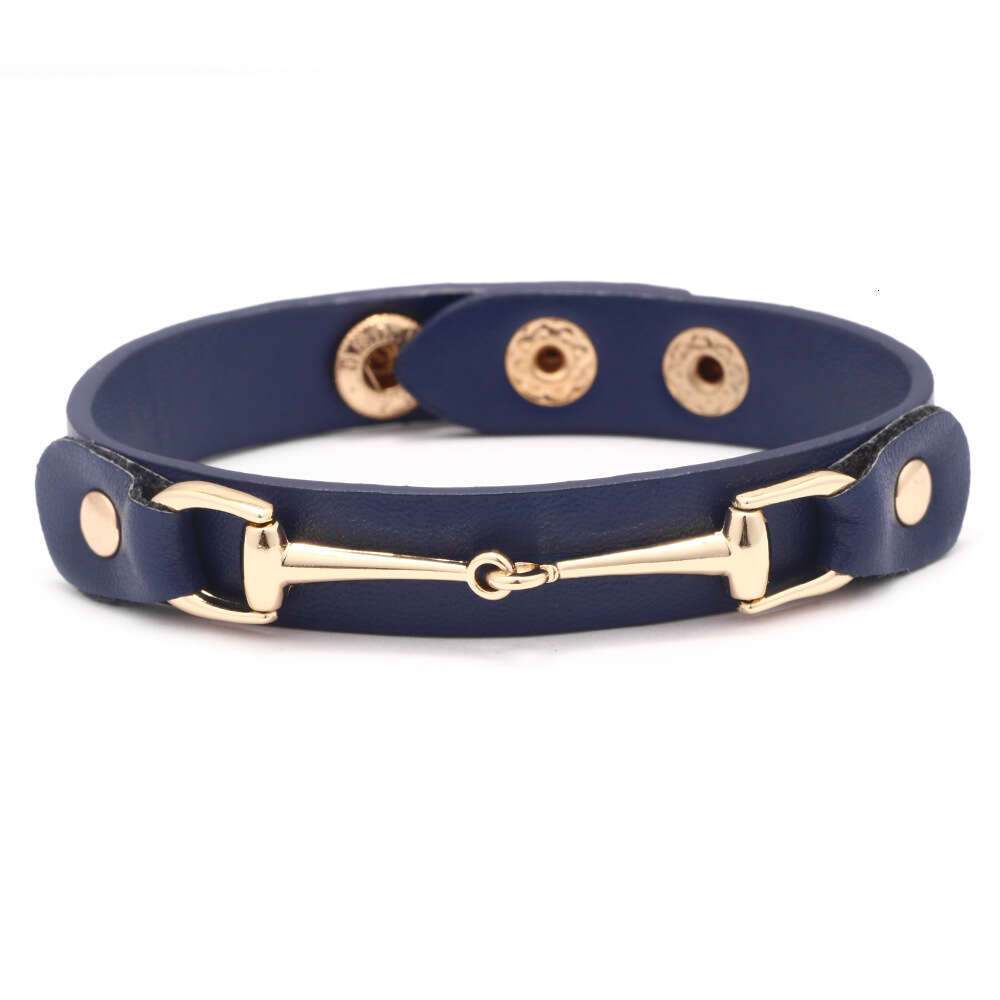 Temu alloy bracelet is fashionable minimalist. Bracelet can be adjusted with a horseshoe buckle, making it versatile and luxurious for women