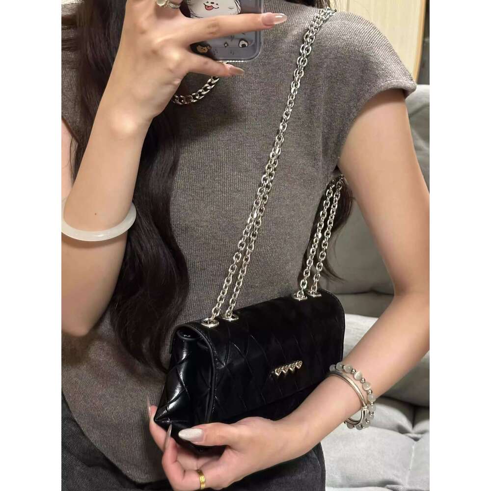 Designer Bag Premium Black Classic Fashionable Armpit Light Luxury Texture Chain Shoulder Versatile And Stylish Crossbody