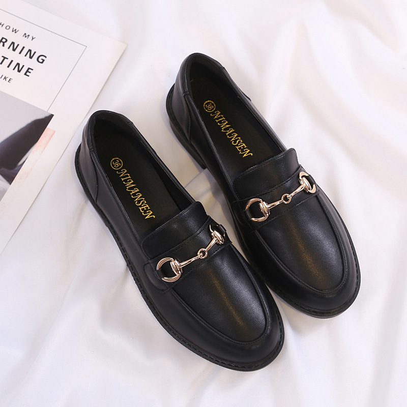 Casual Shoes Summer Ladies All-Match Female Sneakers 2025 Fashion Women's Loafers With Fur Flats Oxfords Round Toe Modis Slip-on