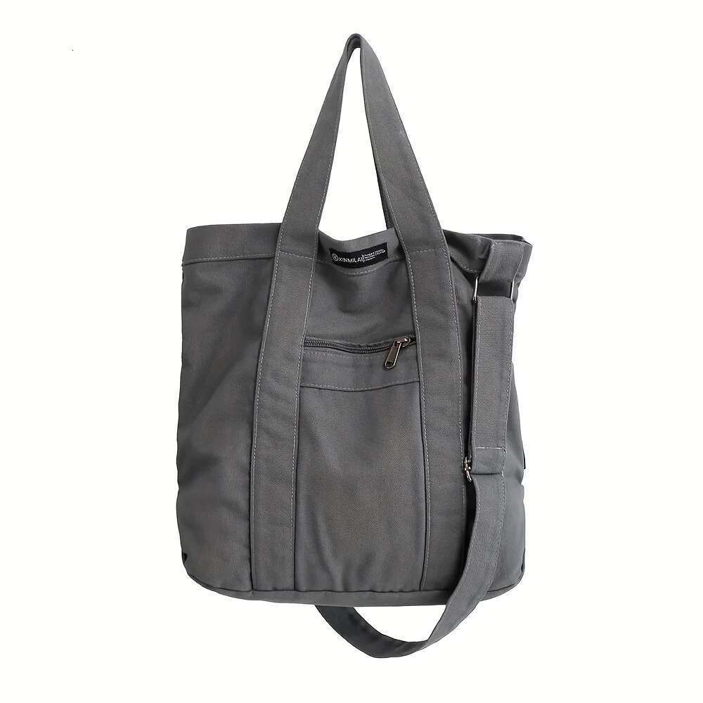 Designer Bag Retro Day Canvas New Diagonal Span Men's Leisure Commuter Handbag Personality Fashion Solid Color Shoulder Bag