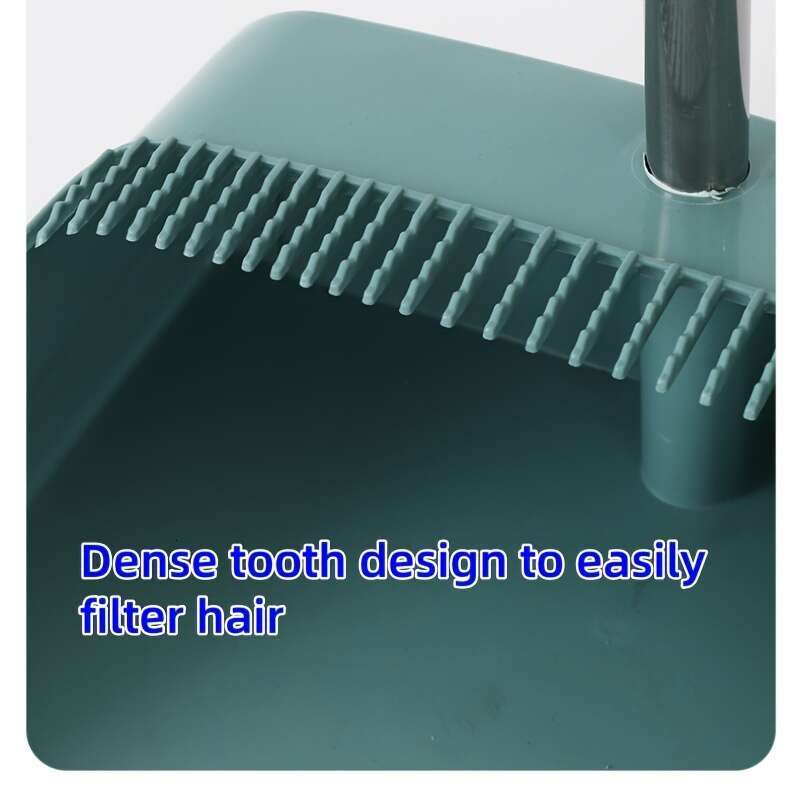 2-in-1 Household Cleaning Set, Soft Bristle Dustpan and Brush Combo, Non-Stick Hair Easy Dust Removal, Durable Plastic, Home Use