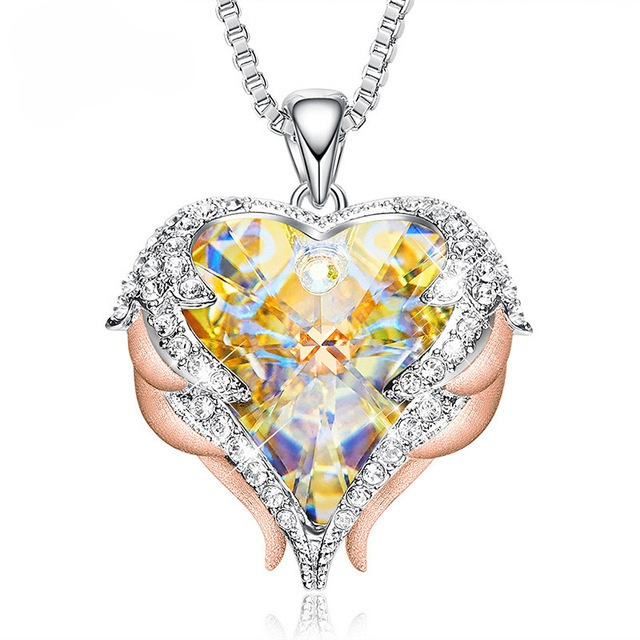 25 style Designer necklace Crystal Necklaces Designer Jewelry Heart of the Ocean necklace Women Wedding Jewelry Love Gifts Luxurious birthday and Chri - view 8