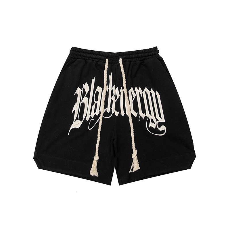 2025 American shorts men's summer high street five quarter pants trendy brand boxing basketball sports big