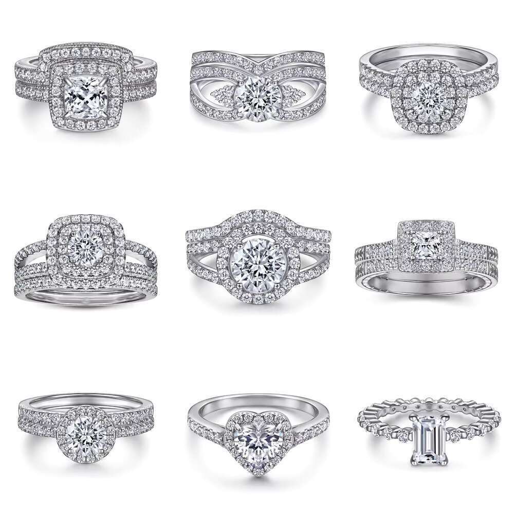 DHCollections Sterling Jewelry Women Minimalistic Jewellery Plated Wedding Engagement Rings Gold Hot Sale Sier Zircon