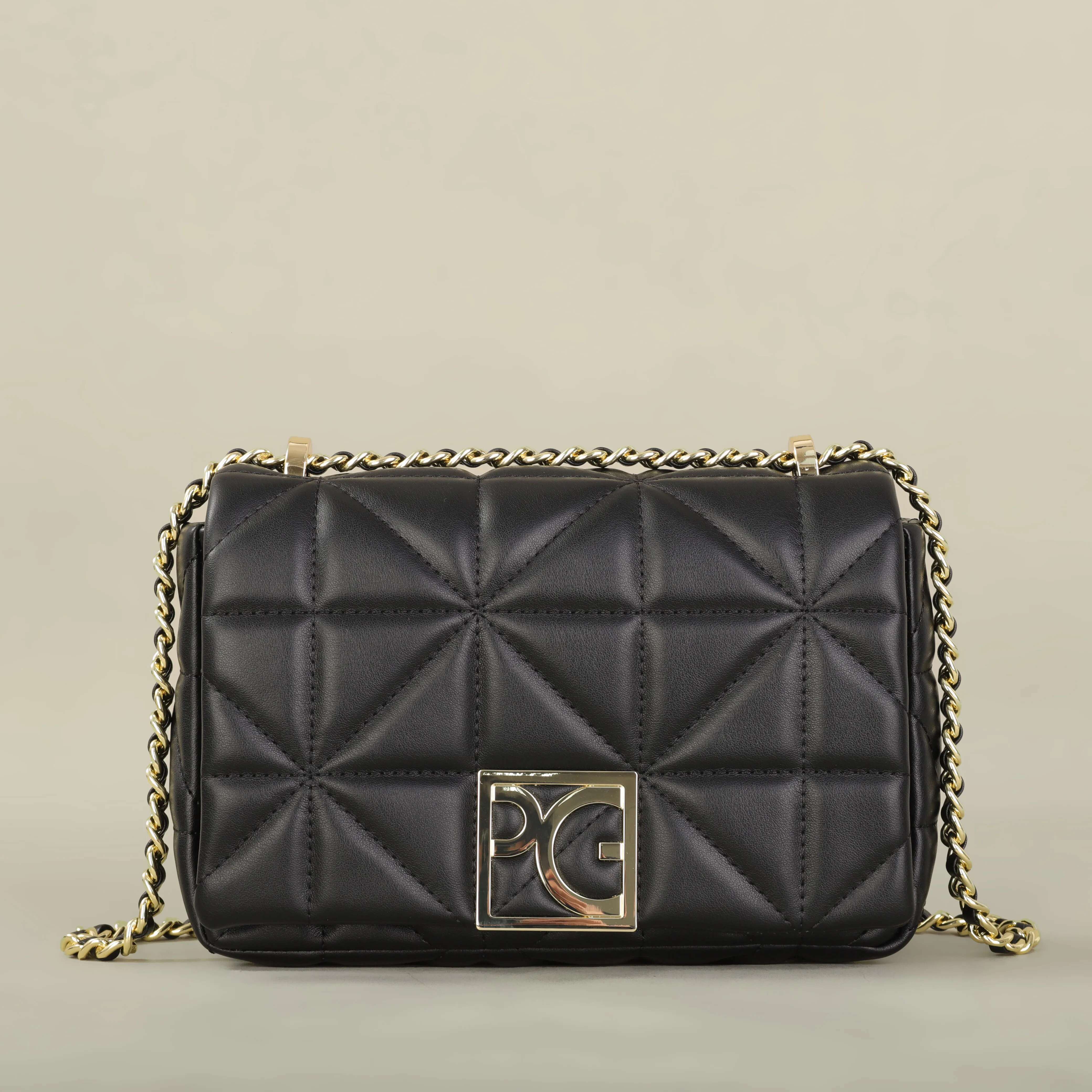 PG Fashion Classic Retro Women's New Design Shoulder Letter PU Material Party Multi Functional Crossbody Bag