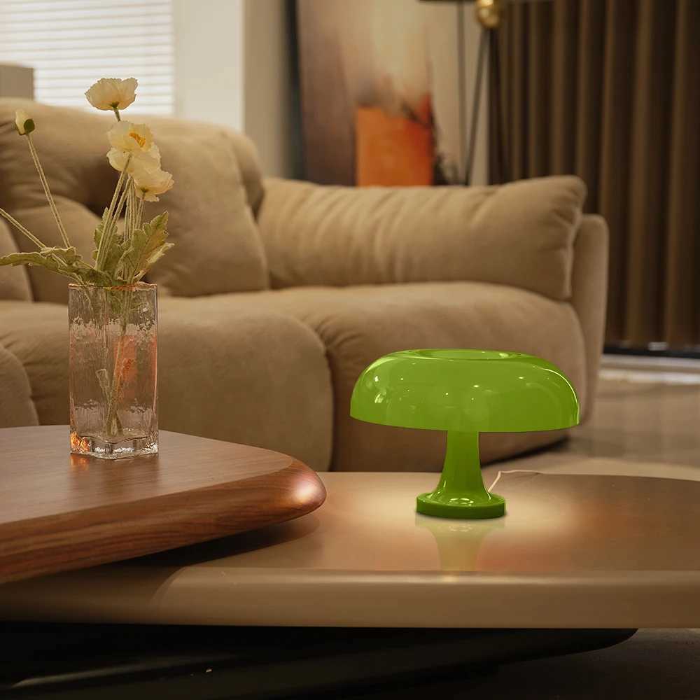 Mushroom table lamp bedroom bedside lamp Bauhaus design with 3 lighting modes and unlimited dimming restaurant atmosphere lightM251125