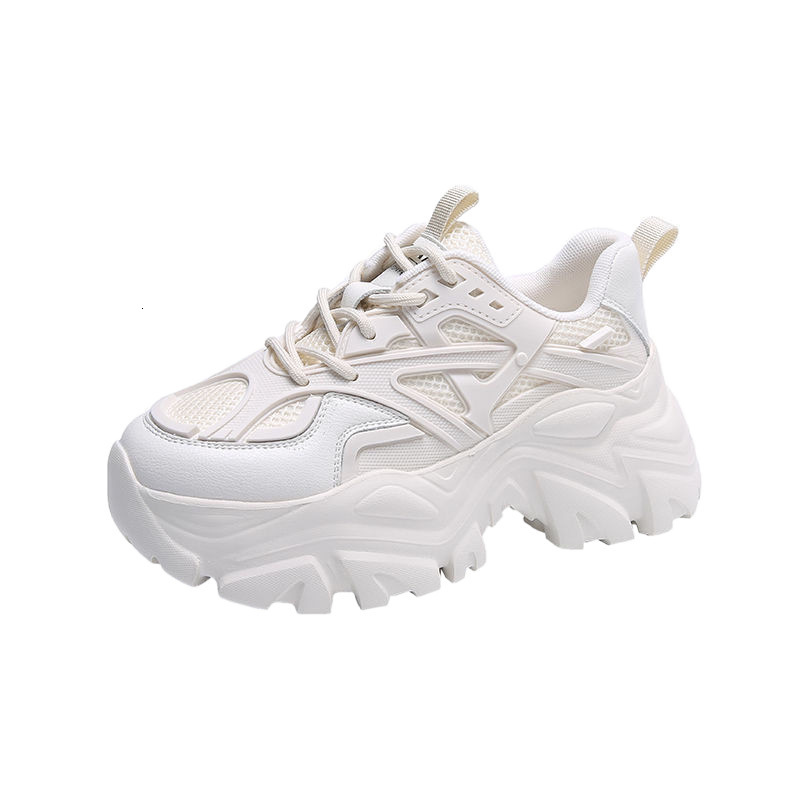 Breathable Dad Female Ins Trend New Versatile Casual Thick Soled Mesh Sports Shoes Height Increasing Running Shoes Ddmysaturn