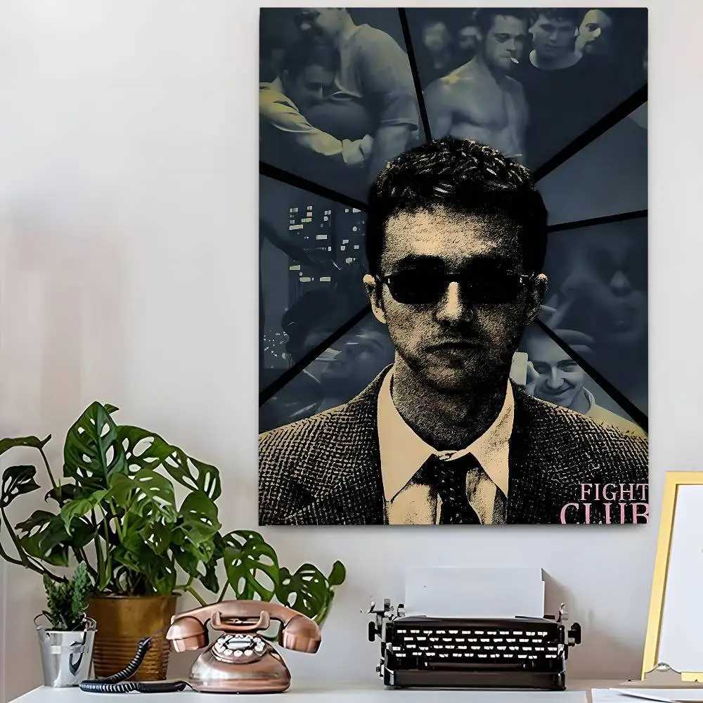 Movie F-Fight Club Classic Anime Tapestry Wall Hanging Decoration Household Wall Hanging Home DecorM251125