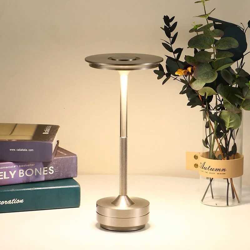 Rechargeable Desk Lamp Touch Switch Night Light for Bar Dining Table Study Room BedroomM251125