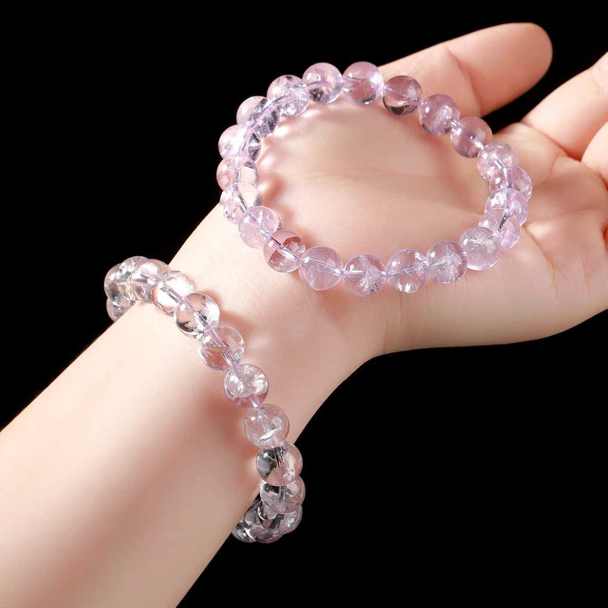 JD Natural Astrist Amethyst Bead Strand Bracelets Women Luxury Crystal Reiki Healing Energy Stretch Bracelet Female Party Gifts J251125