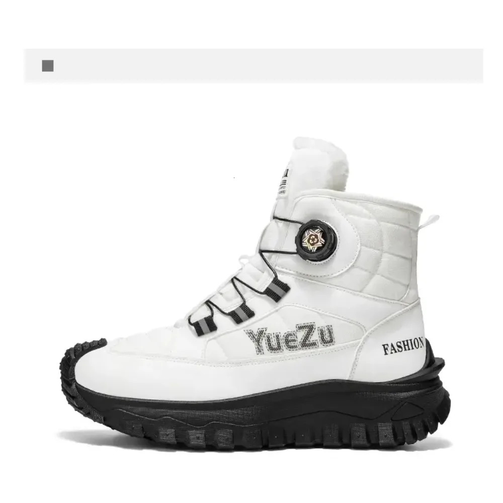 Winter Swivel Buckle Fleece Waterproof Snow Boots Outdoor Non-slip and Wear-resistant 251124