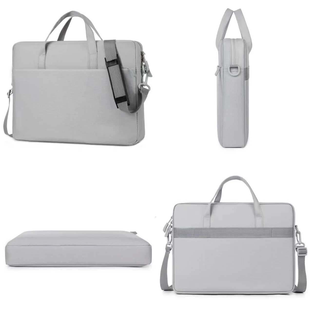 Laptop Briefcase Large Capacity Anti-Drop Shockproof Crossbody Bag Single Compartment Business Official BagT251125