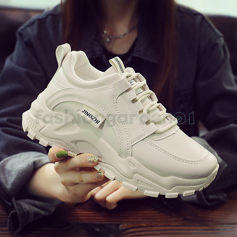 2025 Free Shipping Designer Sneakers Womens Trainers Daddy Running Shoes Breathable Casual Leather Flats Tenis Women Sports Platform Durable Outdoor S