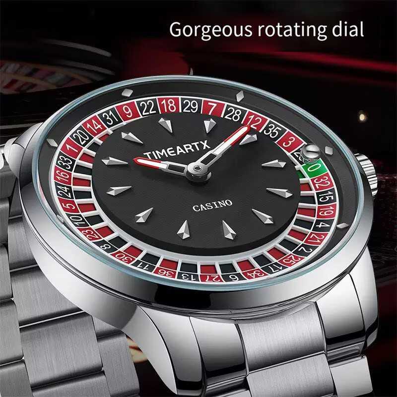Rotating Dial Design Mechanical Watches Men NH35 Movement Sapphire Waterproof Leather Luxurious Automatic Wristwatches L251113