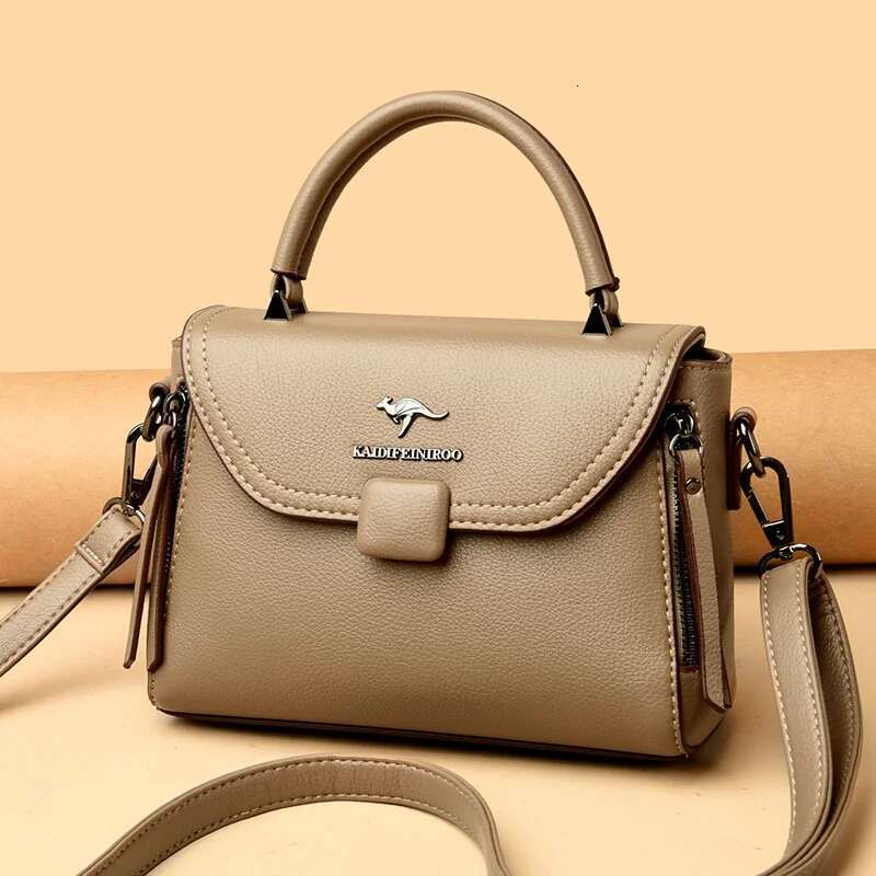 Authentic High Quality Soft Leather New Designer Fashion Casual Women's Shoulder Bag Handbag Crossbody Bags for Women2024