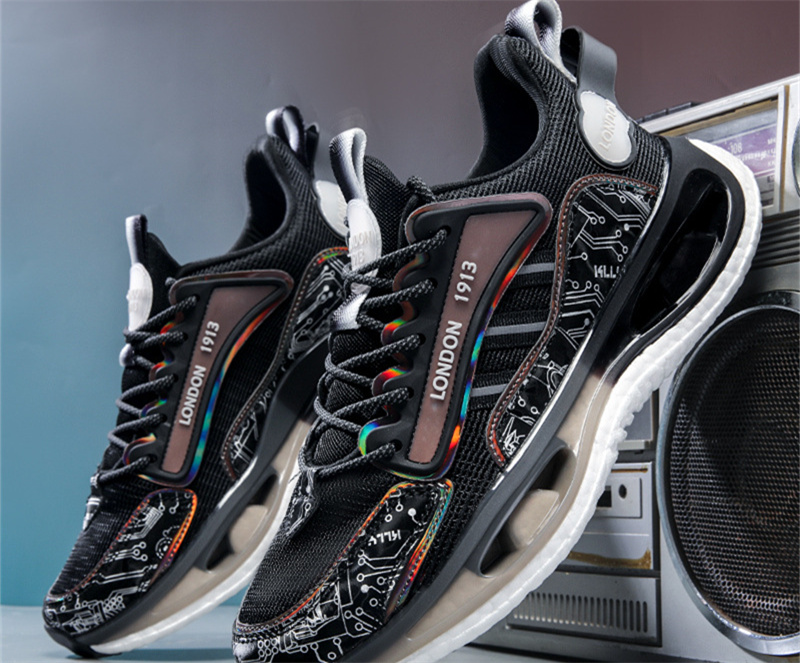 Designer running shoes free shipping 2025 new fashionable sports leisure mesh shoes luxury fitness shoes for men