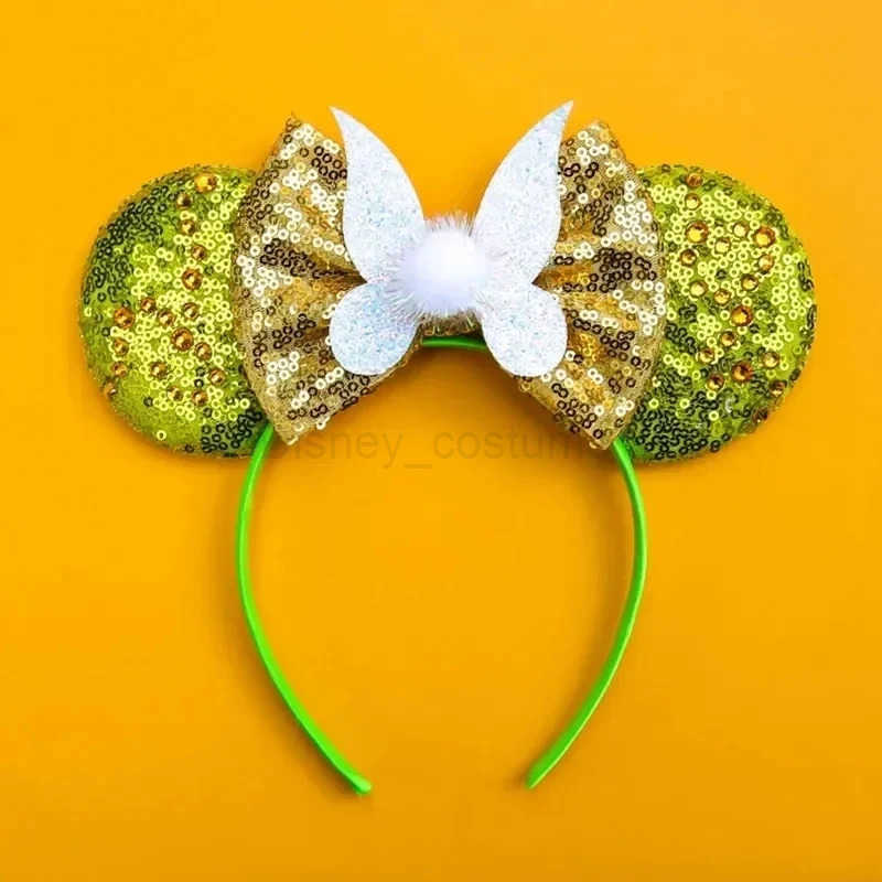Disney Little Dingdang Baby Role Play Wings Fairy Hair Girl Vine Flower Ears Headband Photo Accessories Baby Decoration X250425