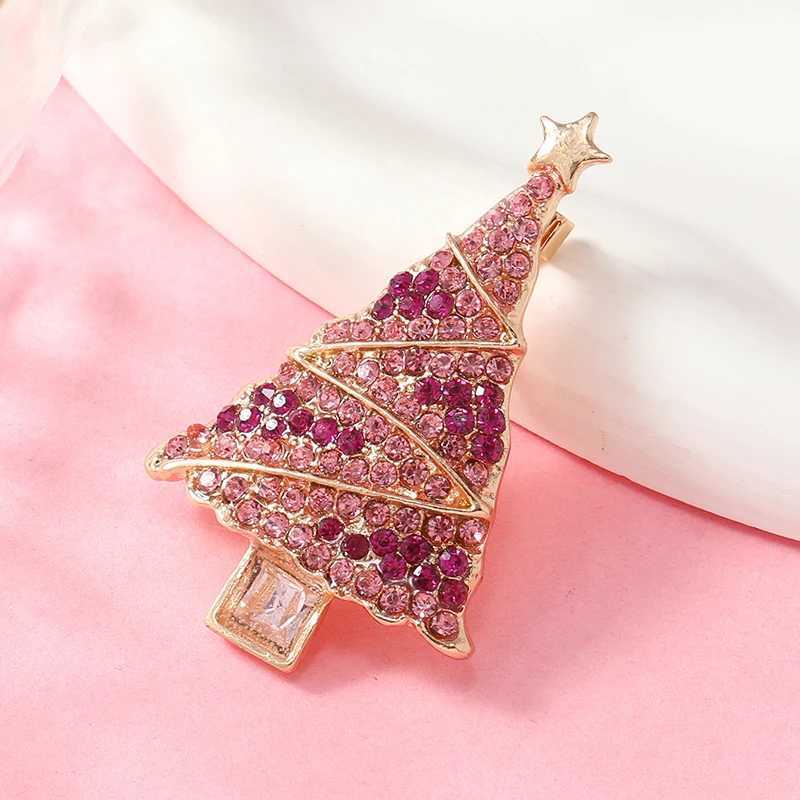 Christmas tree brooch ring trend personalized sweater coat creative pin accessories high-end and versatile atmospheric corsa J251125