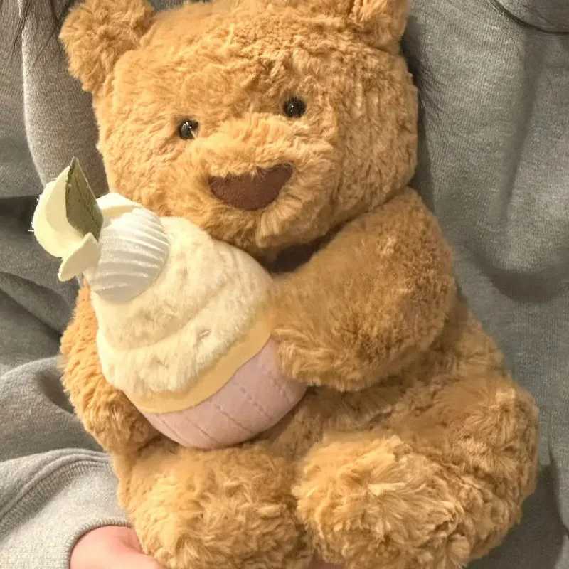 Stuffed 28cm Hug Ce Bartholew Plush Doll With Cat And Dog Interactive Toy Cute Teddy Bear Pet Holiday Gift Y250425 Y260128