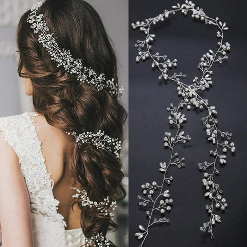 20 elegant pearl crystal hair clips for wedding brides with Ushaped metal suitable womens and jewelry accessories 250417