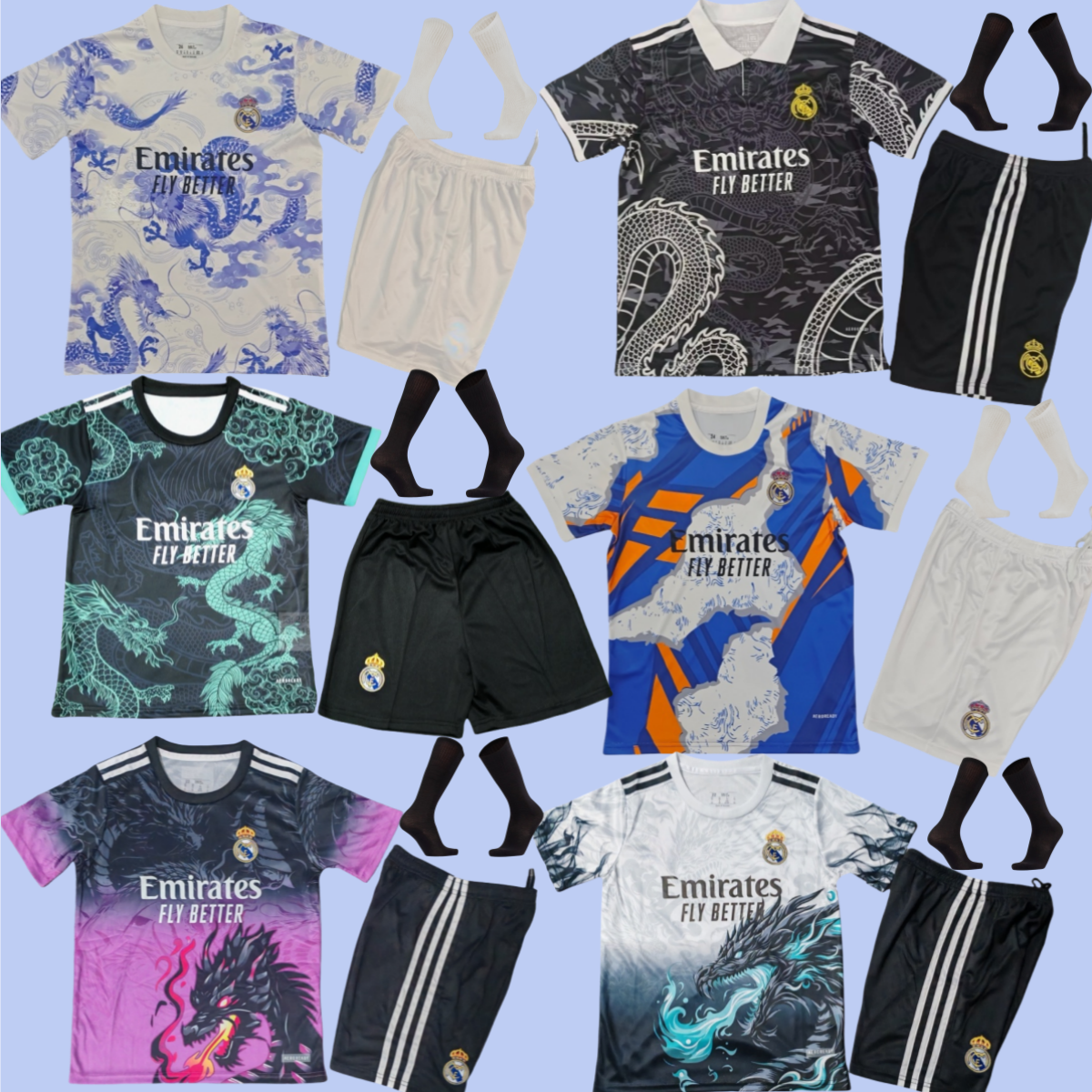 Real 4Th MadriDS 25 26 Special Edition football Jersey CAMAVINGA Mbappe MODRIC VALVERDE Children's outdoor products VINI JR BELLINGHAM Children's suit soccer shirt