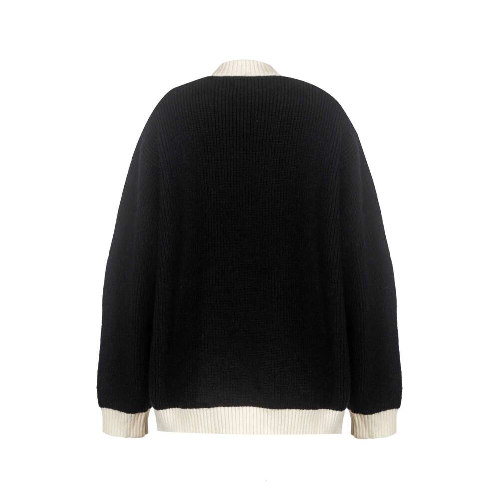CHCH Fashion Round Neck Knitted Jumper For Women 2024 Autumn Long Sleeve Sweater Female Hight Street Warm Lady Chic Pullover