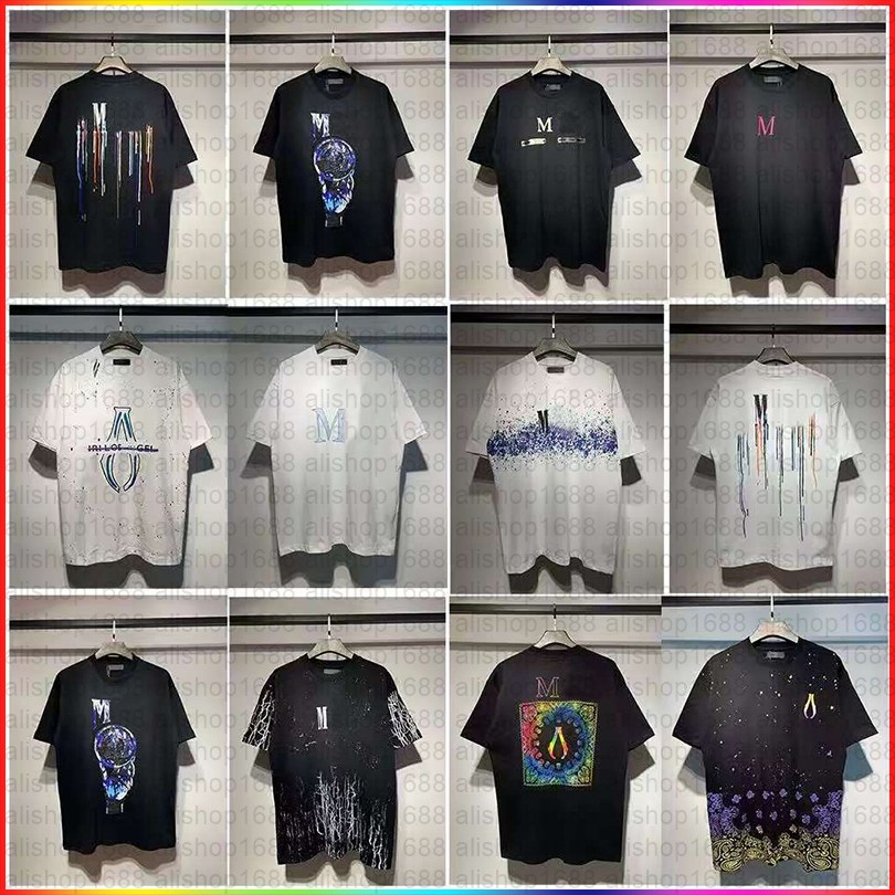 New Designer t-shirt men's streetwear hip-hop fashion t-shirt suitable for both men and women short sleeved t-shirt top high street retro women's designer new t-shirt