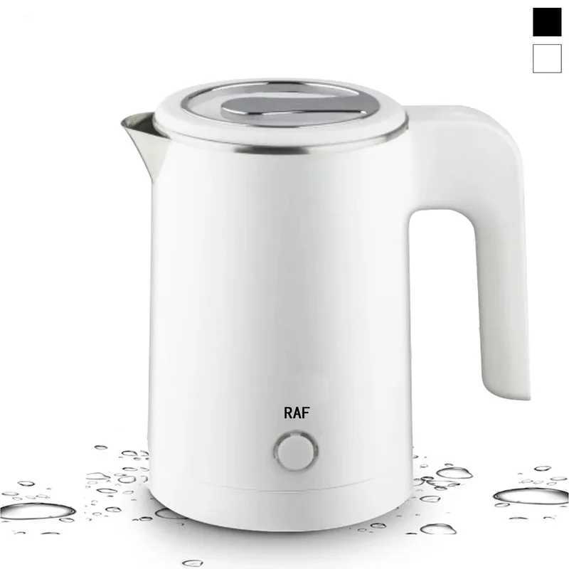 Portable electric kettle for travel, 0.8L, stainless steel, suitable for hotels, homes, travel, kitchens, smart kettle for tea C251125