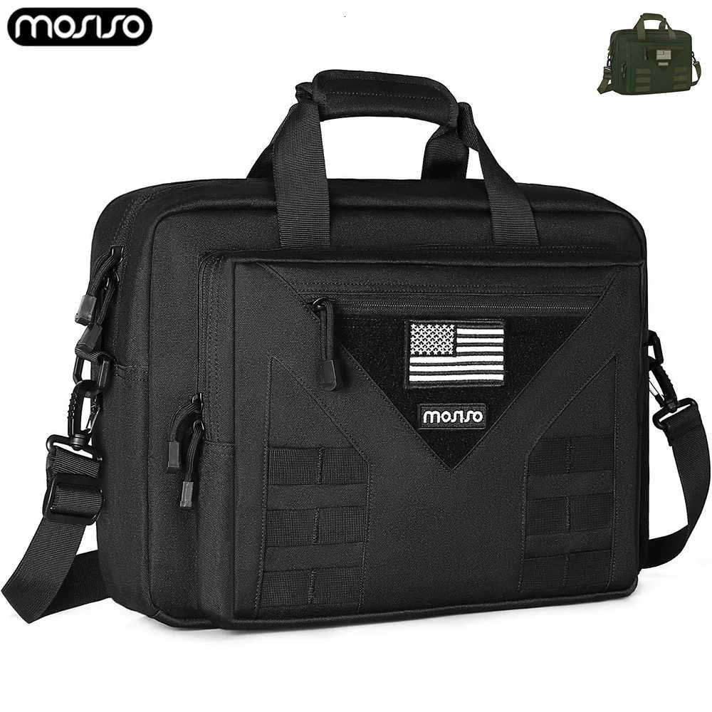 15 16 inch Tactical Laptop Messenger Shoulder Bag Multifunctional Laptop Handbags Briefcase Large Notebook Carrying Sleeve CaseT251125