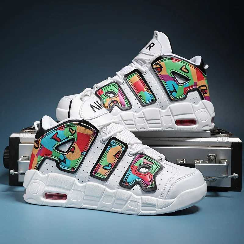Mens basketball shoes fashion platform sports shoes high top air cushion casual sports shoes mens Zapatillas De Decorte X250425