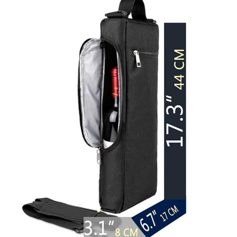 Athletico Golf Cooler Bag Soft Sided Insulated Cooler Holds a 6 Pack of Cans or Two Wine Bottles Black J2509301