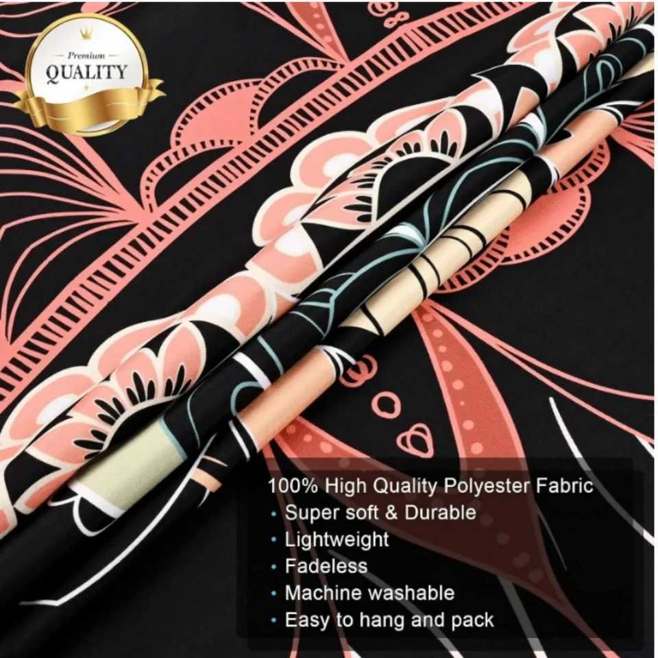 VIKAMA Scandinavian Landscape Decorative Fabric Tapestry Bedroom Ins Style Bedside Sofa Background Fabric Tapestry DecorationM251125