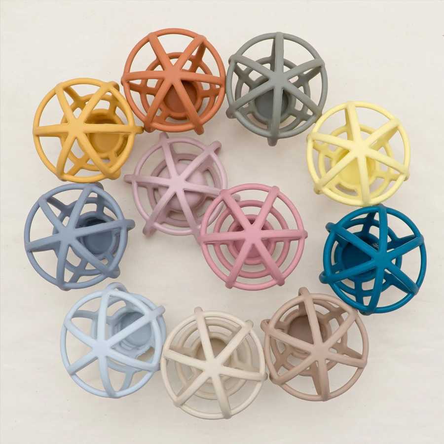 Food Grade Silicone Hot Air Balloon Shape Baby Toys Teething Infant Chewing Toy Rodent Baby Accessories G251125