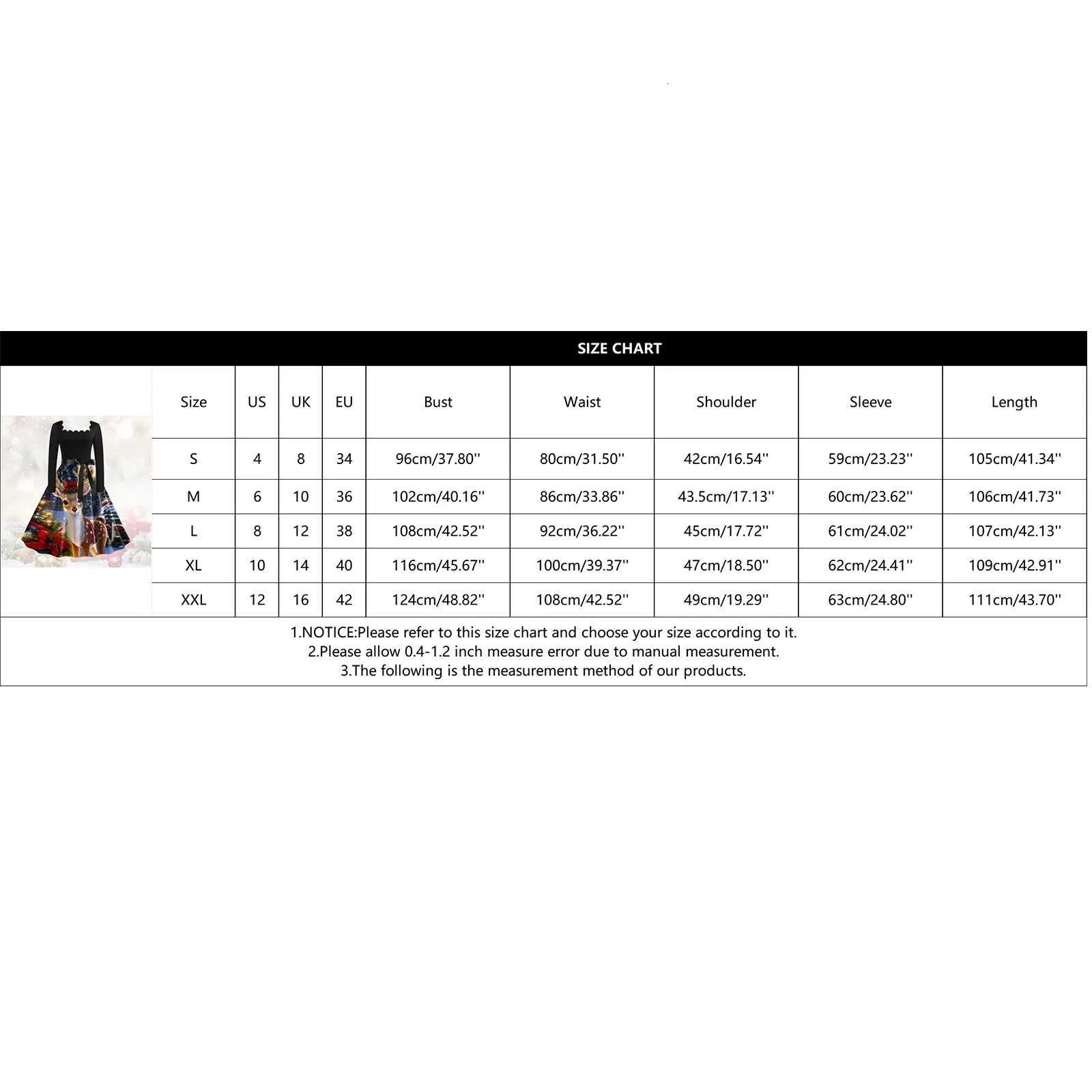 Dongdumaoyi Christmas Dress Women Vintage Long Sleeve V Neck Floral Print Elegant Xmas Party Prom Sundress Winter Clothes Rockabilly