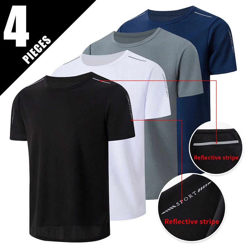 4/1/2 bags mens gradient quick drying sportswear youth casual clown short sleep multi size mixed color running fitness T 250422