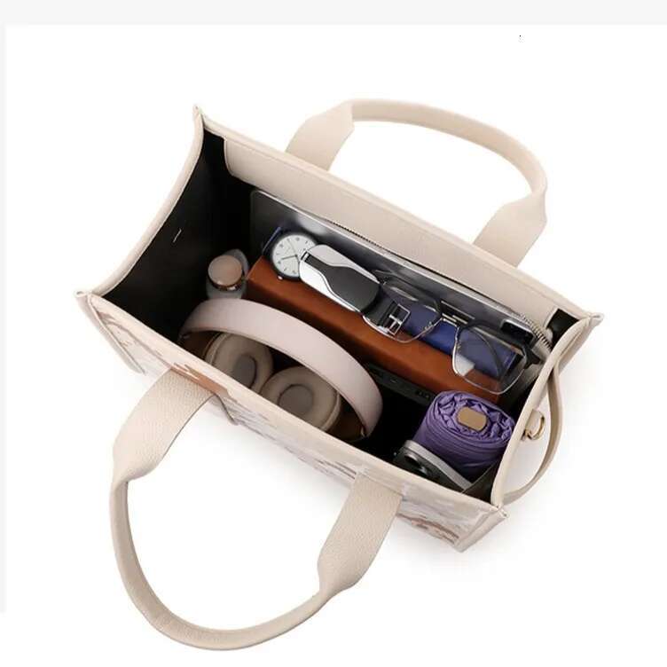 Luxury Designer Fashion Letters Tote Bag Designer Women Handbags Pu Leather Shoulder Crossbody Bags Large Capacity Shopper Purses