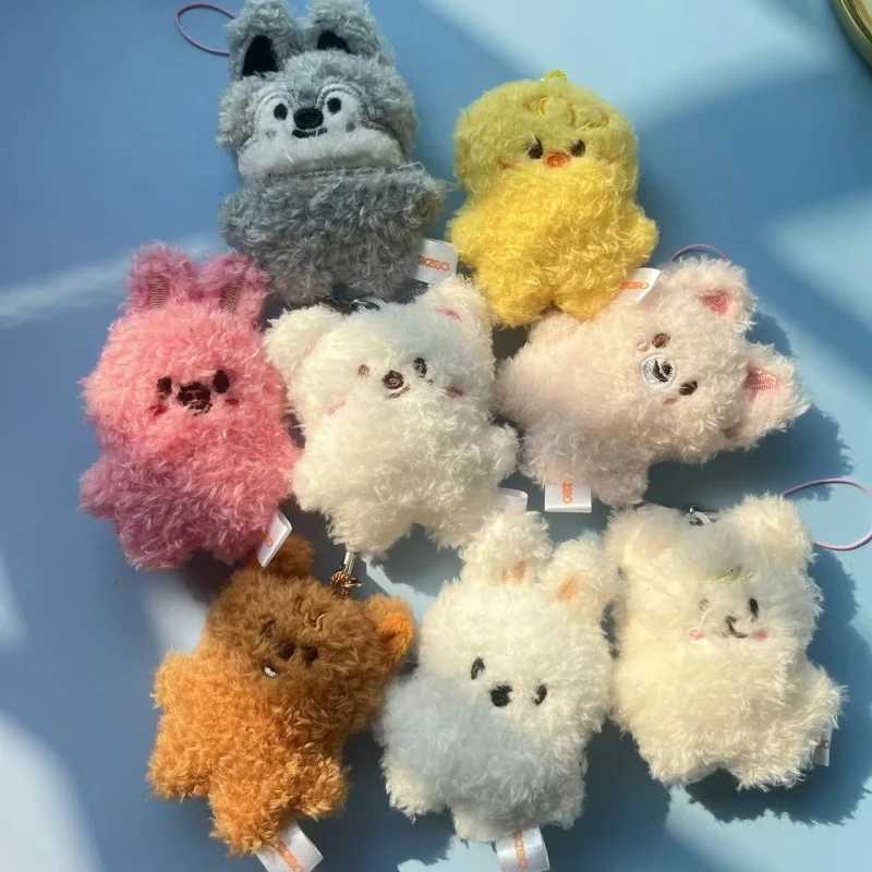 New SKZOO Mini Keychain Plush Pendant Fang Can Li Longfu Stray Kids Kawaii Stuffed Animal Toys Doll Bag Pendant Holiday Gift W251125