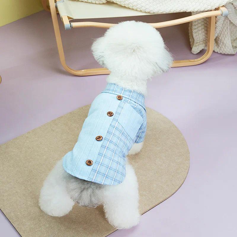 Couple Dog Clothes Shirt Dress Summer Pet Apparel Pomeranian Maltese Poodle Bichon Frise Schnauzer Clothing Puppy Costumes