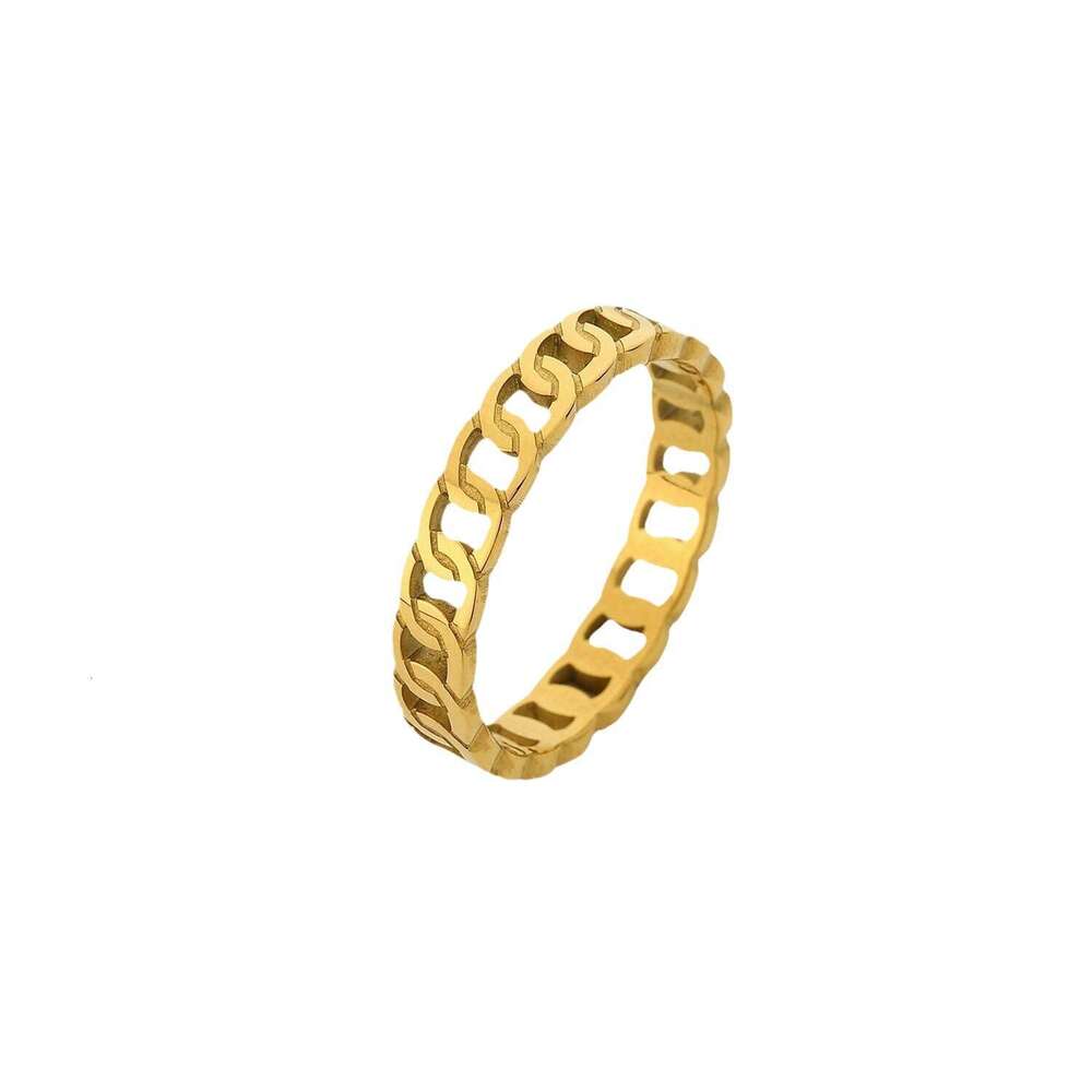 designer Style Stainless gold Ring Horn High-end Ins Titanium Steel Non-fading Jewelry for Women Rings Accessories