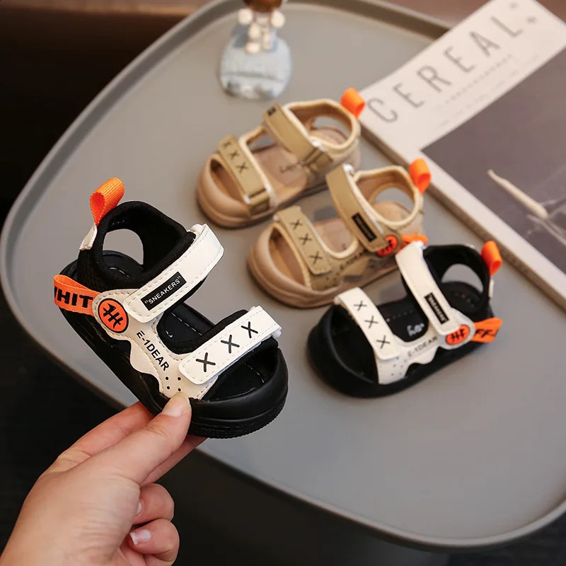 Baby sandals baby walking shoes summer soft functional shoes suitable for boys and girls non slip shoes for 0-3 years old 250424