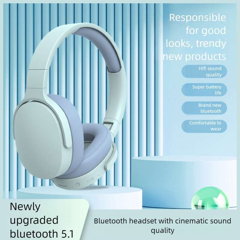 Well-known Brand Designer P Bluetooth Headset In-ear Learning Children's Music Sports Noise Cancellation Cross-border Hot Selling Headphones & Ea