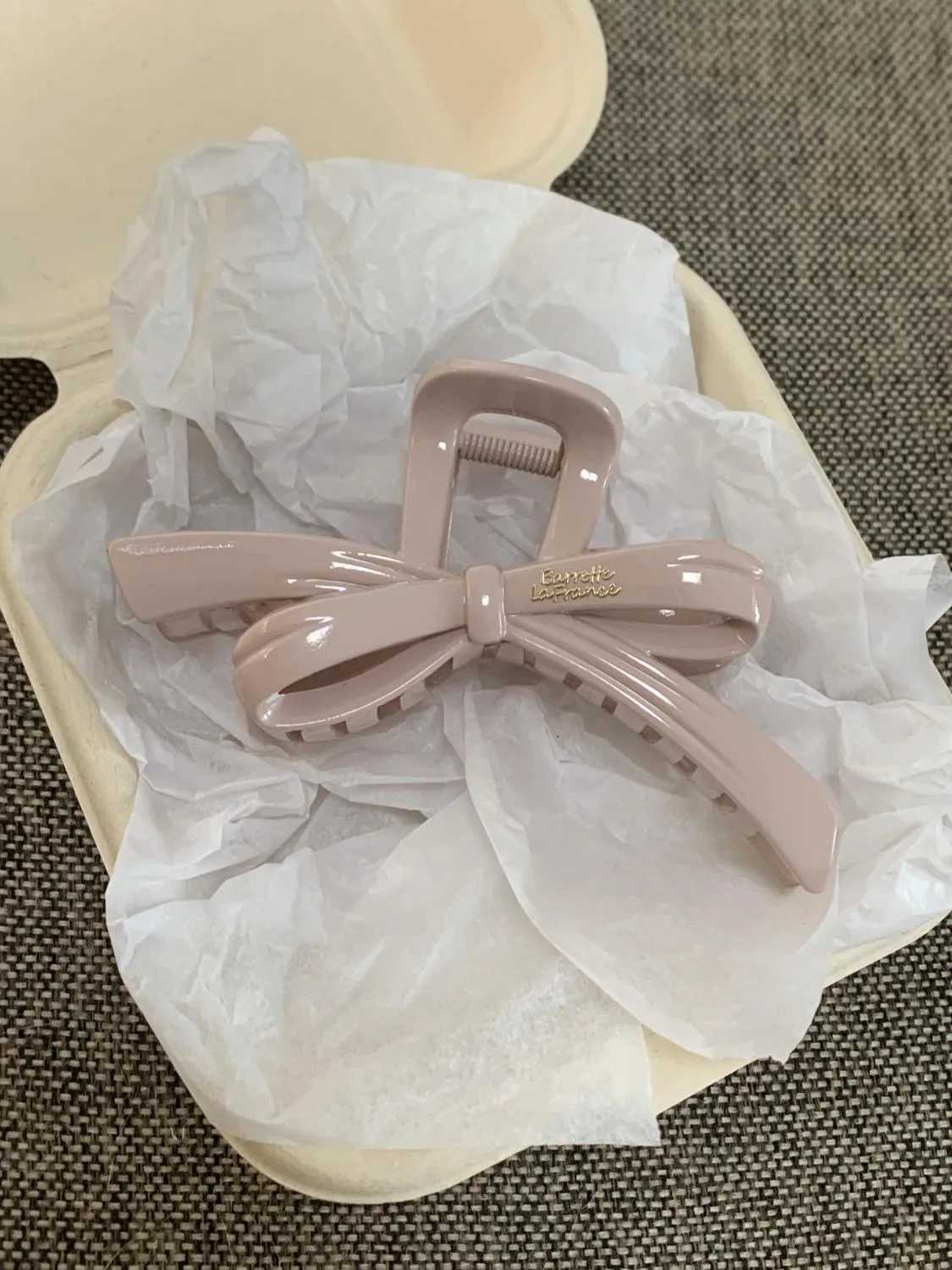 2PCS Korean flower bow hair clip womens non slip hair clip ponytail headband accessories giftT250425