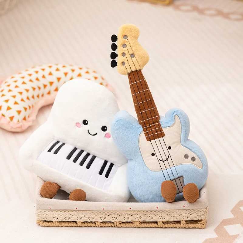 Cute Playful Music Instrument Plush Toy Stuffed ViolinPianoGuitarBassUkulele Soft Doll Birthday Gift for Kids Music LoversXJ251125