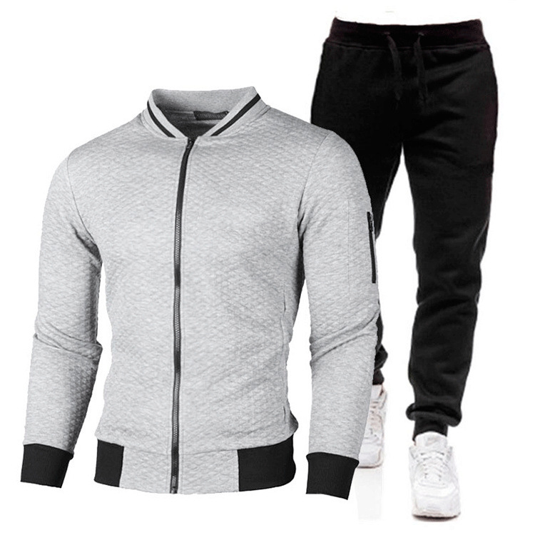 Men's Tracksuits Fashion Spring And Autumn Baseball Wear Pants Two-piece Set 2025 Outdoor Jogging Jacket Leisure Sports Suit